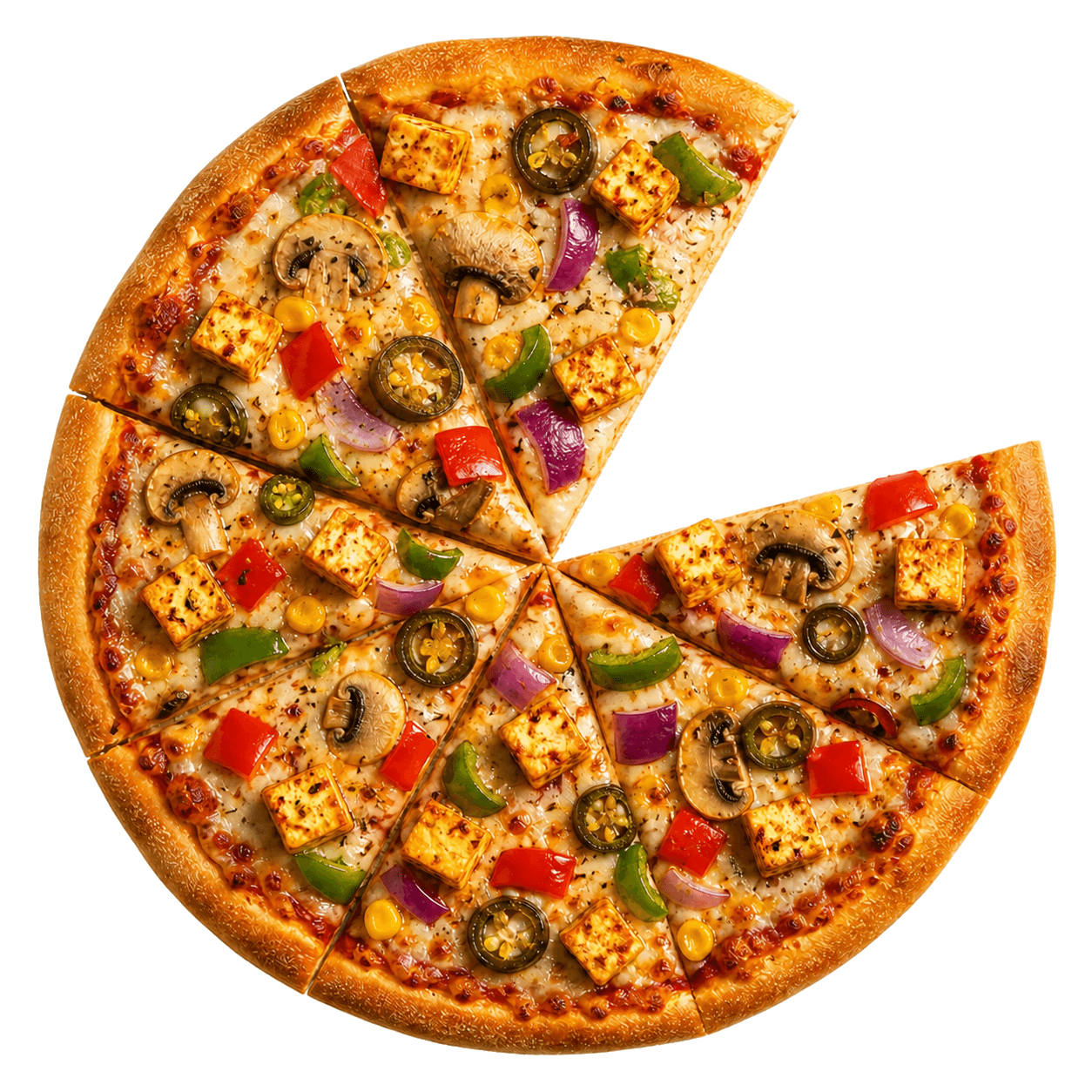 Fresh Veg Pizza — Yummy Slice Pizza Gagret